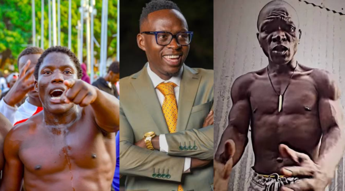 Boxer Majembe, Mbavu Destroyer clash during their heated weigh-in confrontation