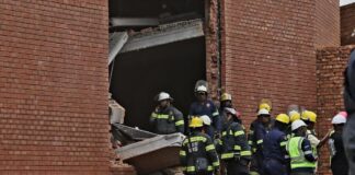 Nine people are confirmed dead after a building under construction collapsed in Ormonde, south of Johannesburg in South Africa