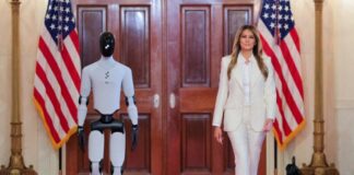 Melania Trump Welcomes Humanoid Robot to the White House; Push For AI Into Classrooms