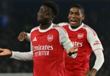  Arsenal moves seven points clear at the top of the Premier League table after 1-0 win over Brighton