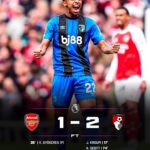 Blow to Arsenal as Bournemouth Drop a Shocking 2-1 Win at Emirates