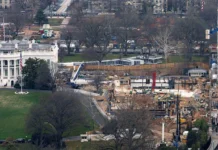 Judge temporarily halts construction of Trump’s White House ballroom