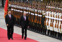 Xi Jinping and Vladimir Putin meet in Beijing days after Trump’s visit