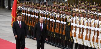 Xi Jinping and Vladimir Putin meet in Beijing days after Trump’s visit