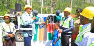 Governor Malombe, Defense PS Mariru Launch Nzamba Kitonga Memorial Hospital Project