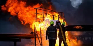 Large-scale Russian attack on Ukraine leaves four dead and dozens injured
