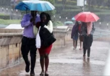 Kenya Met Warns Of Continued Heavy Rains In The Following Regions