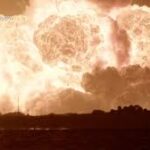 Blue Origin rocket explodes into huge ball of flame on Florida launch pad