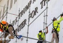 Trump’s name removed from Kennedy Center after court order