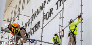 Trump’s name removed from Kennedy Center after court order