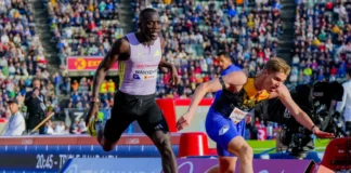 Wanyonyi edged out in photo-finish, Tebogo beats Gout Gout in Oslo