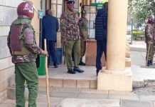 Heavy Security Deployed at Milimani Law Courts Ahead of Gachagua Impeachment Judgment