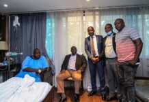 Several Leaders Visit ODM MP George Aladwa Admitted in Hospital