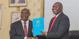 PS Bitok hands over Basic Education docket to Ololtuaa after reassignment