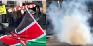 Nanyuki: Police Lob Teargas as Fresh Protests Erupt against US Ebola Centre at Laikipia Air Base